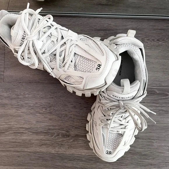 SOLD Balenciaga track white 38 - Picture 1 of 7